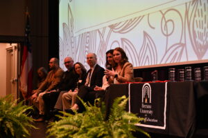 The Masters in Teaching award winners for 2023 in a panel discussion