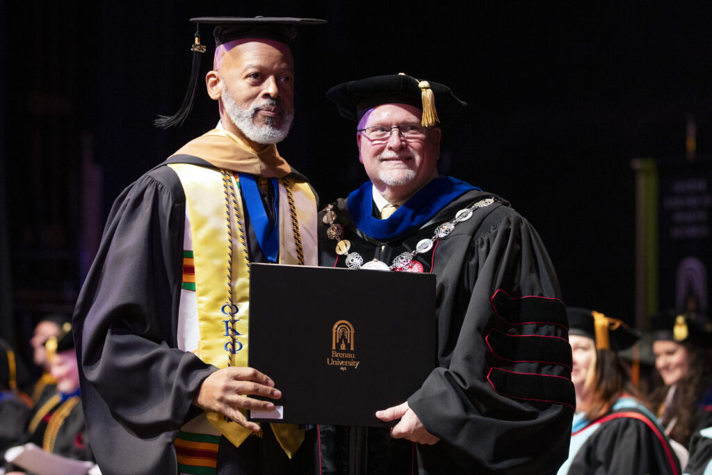 Barnett confers degrees at graduation