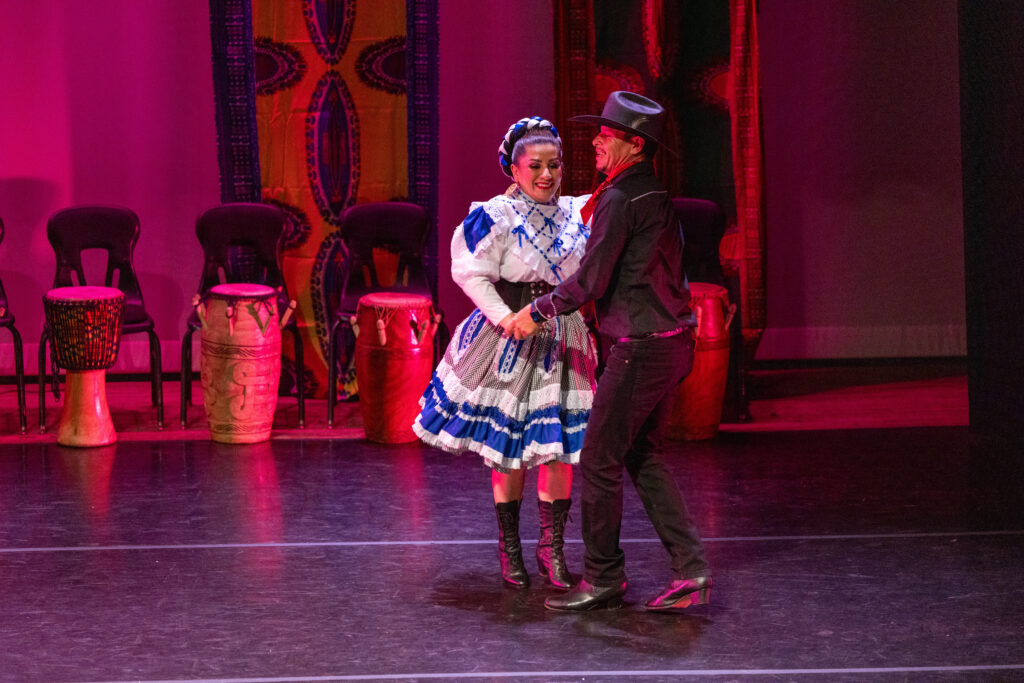 A traditional couples dance from Latin America