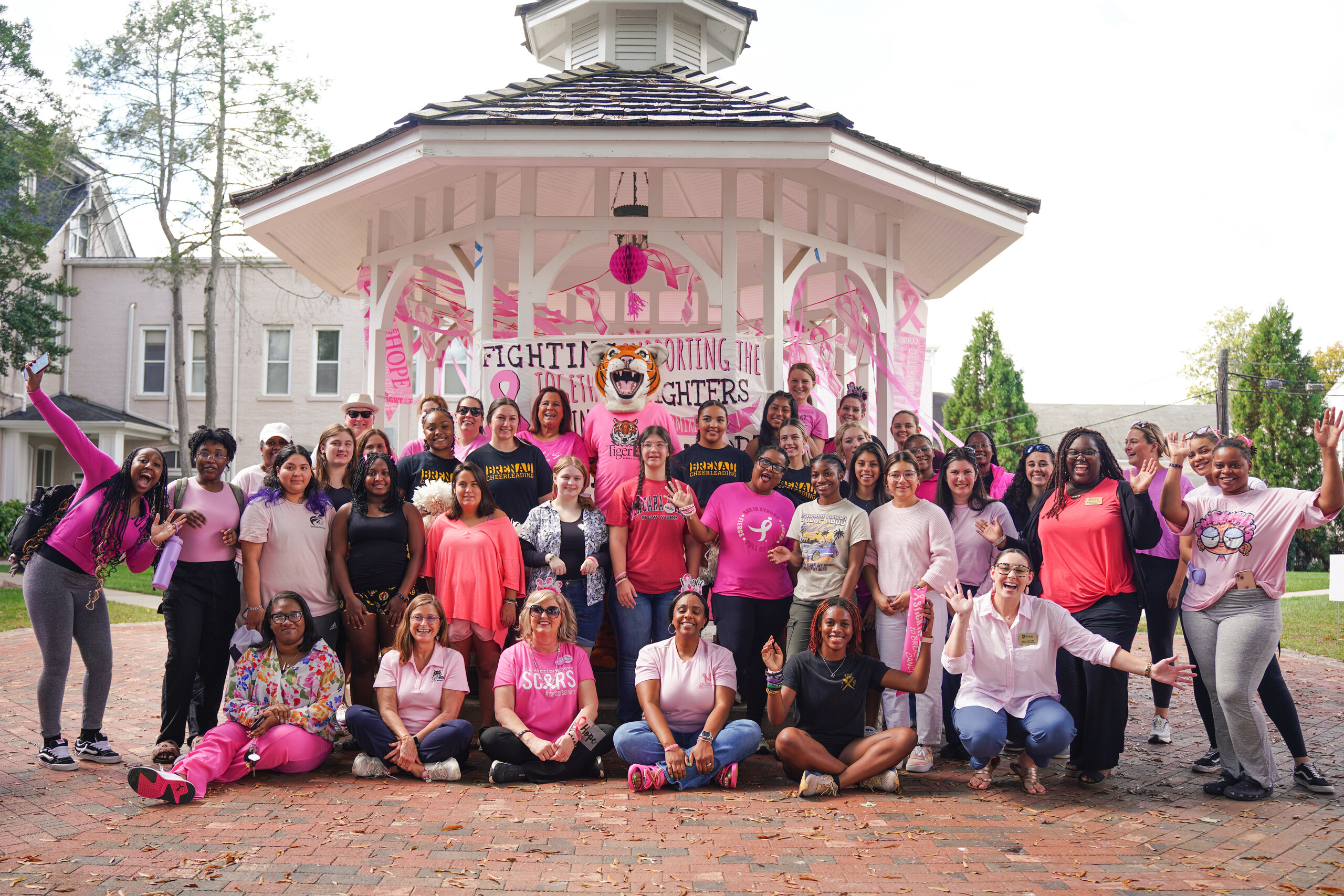 Pink Out walk 2024 group photo