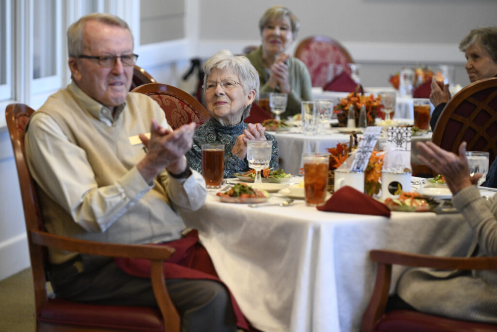 Guests at the Lanier Village Estates presidential luncheon