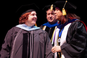 Dean of Library Services Kim Boyd earns her doctorate degree